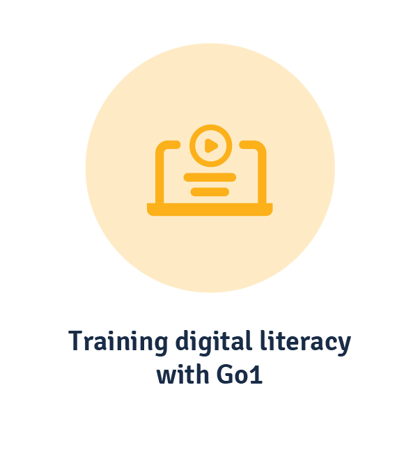 Training for digital literacy with a Go1 integration
