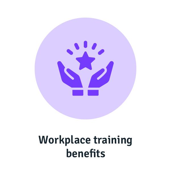 Workplace training benefits