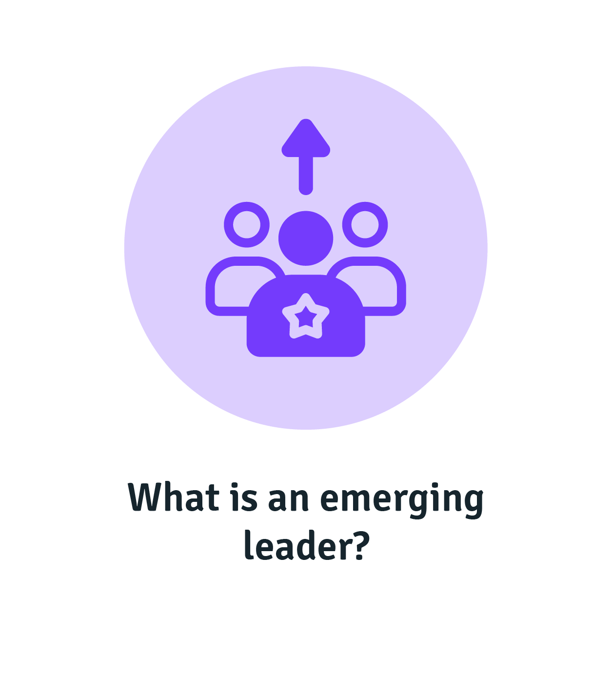 What is an emerging leader?