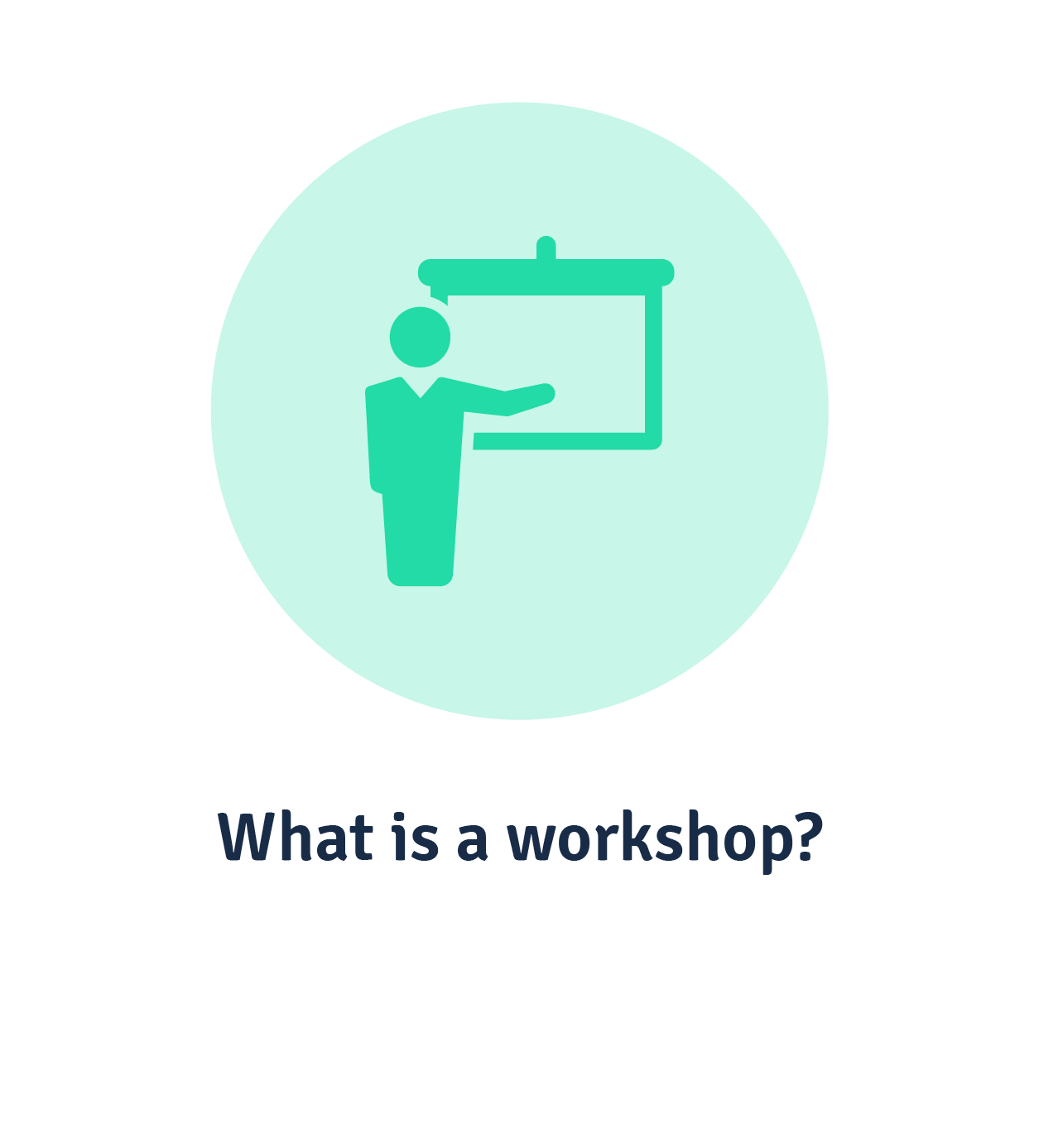 What is a workshop?