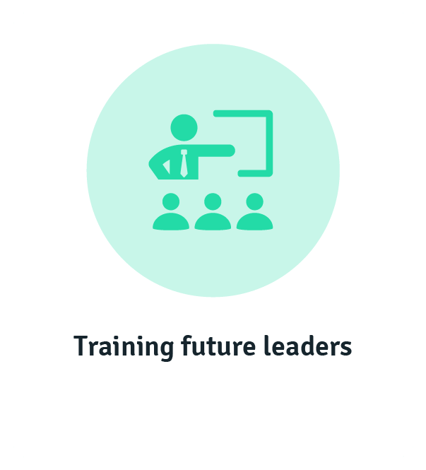 Training future leaders through mentors