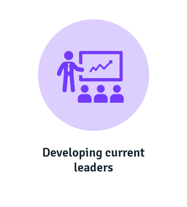Developing current leaders with mentors