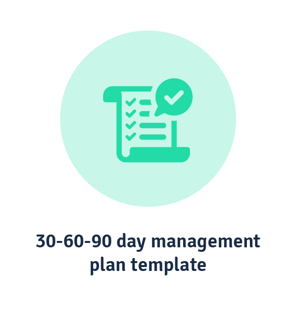 30 60 90 day management plan template