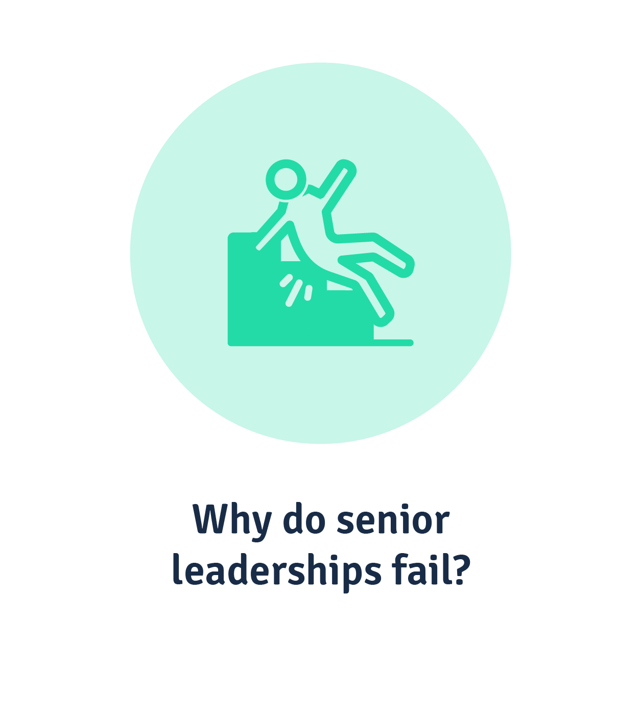 Why do senior leaderships fail?