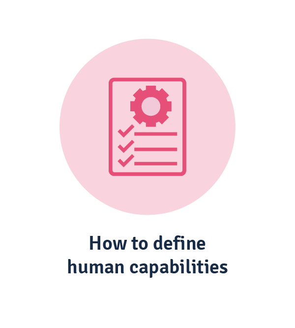 How to define human capabilities