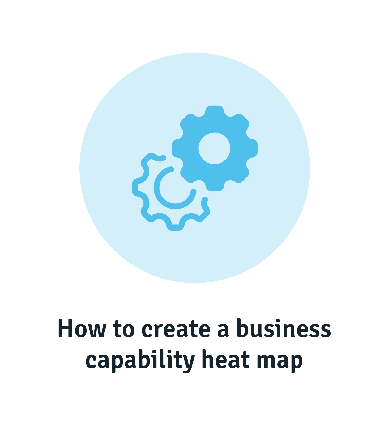 how to create a business capability heat map