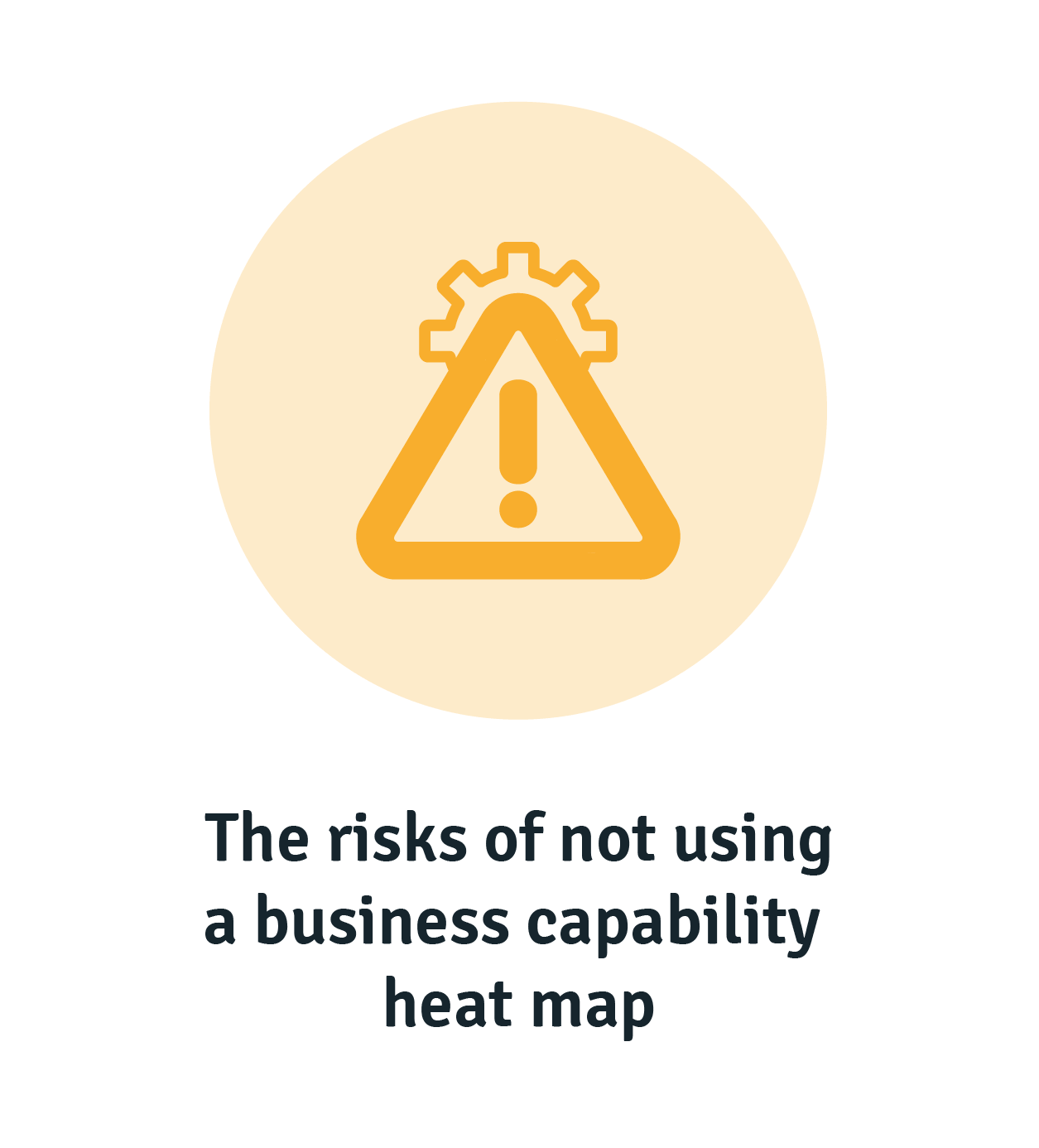what are the risks of not using a business capability heat map?