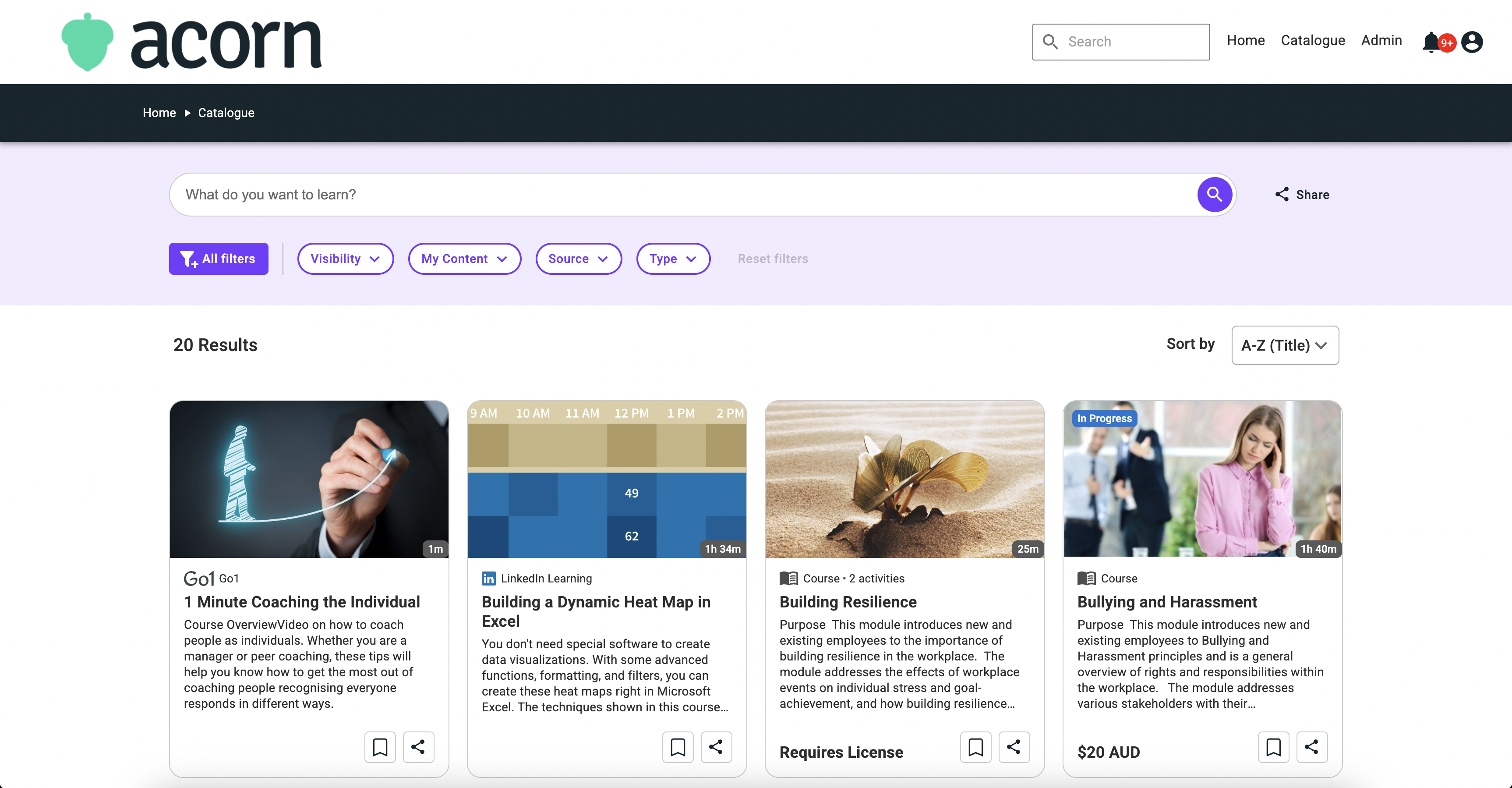 How We Redesigned the Catalogue to Help Learners Find Content Faster